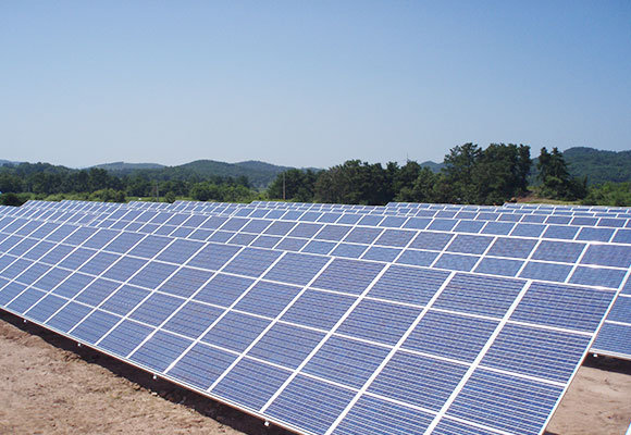 Puyeo Solar power plant photo