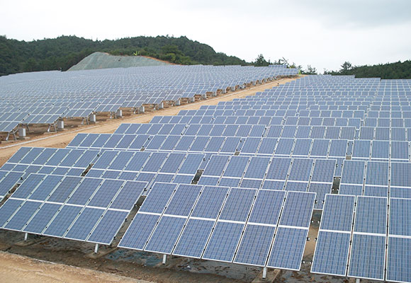 BaekYang Solar power plant photo