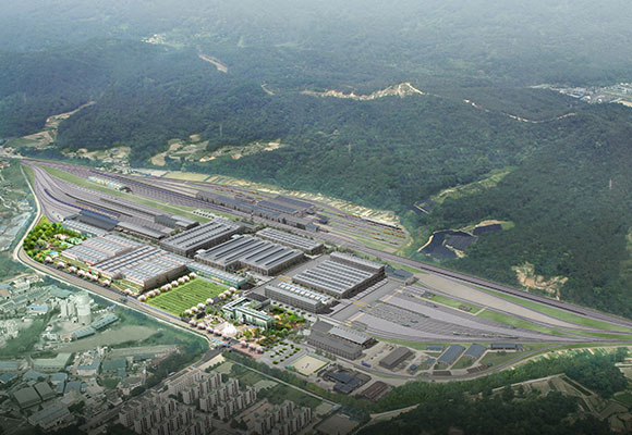 Korail daejeon Solar power plant photo