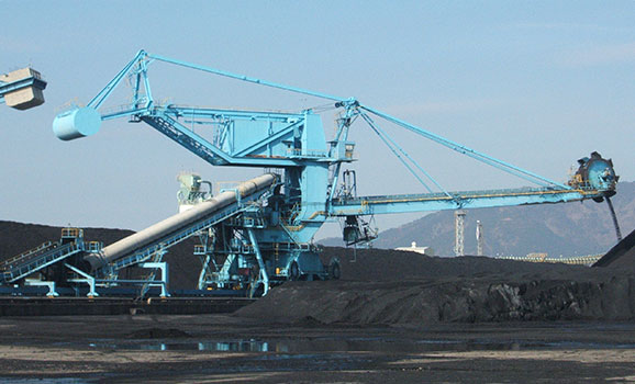 석탄취급설비 운영 사진